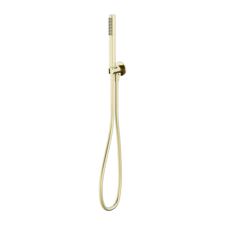 Nero Round Slim Hand Shower On Holder - Various Colours