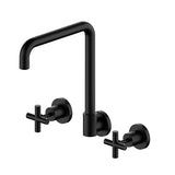 Nero Cross Handles Bath/Kitchen Tap Set - Various Colours