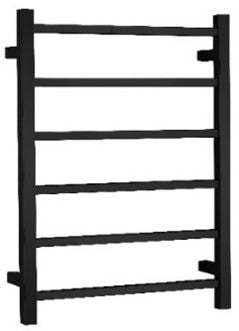 Square Non Heated Towel Ladder (6 Bars) - Various Colours