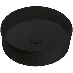 Aliso Fluted Above Counter Ceramic Basin 360x360mm - Various Colours