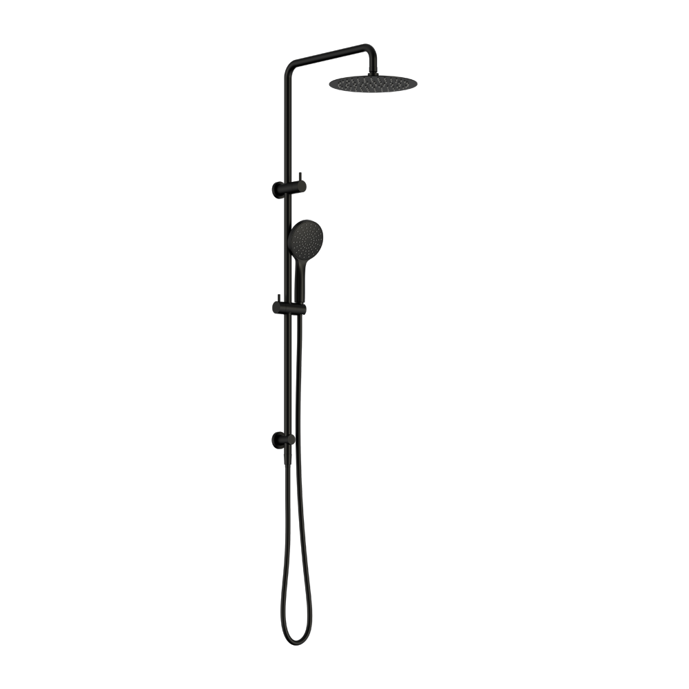 Nero Dolce II Round Dual Shower Rail - Various Colours