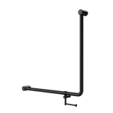 Mecca Care 90 Degree 750x750mm Grab Rail with toilet roll holder - Various Colours