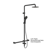 Mecca Care 32mm T Bar Grab Rail Twin Shower - Various Colours