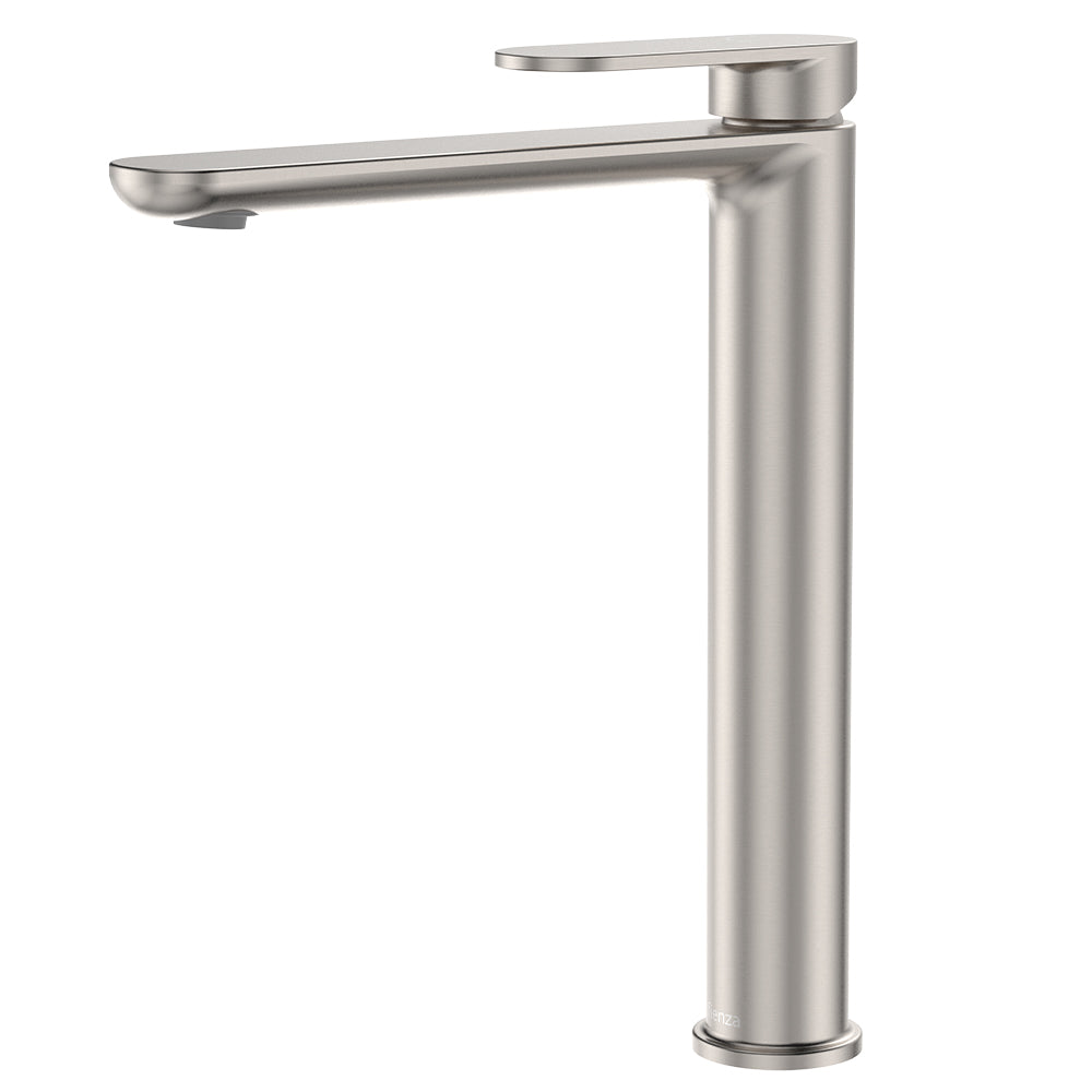 Cold Start Curved Handle Tall Basin Mixer - Various Colours