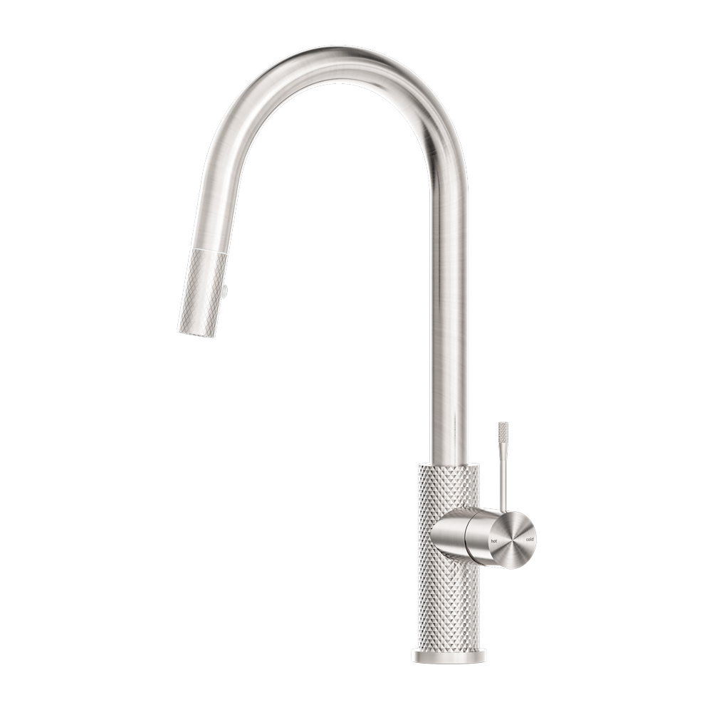 Opal Sink Mixer with Pullout and Veggie Spray (two settings) - Brushed Nickel (Floor Display Clearance)