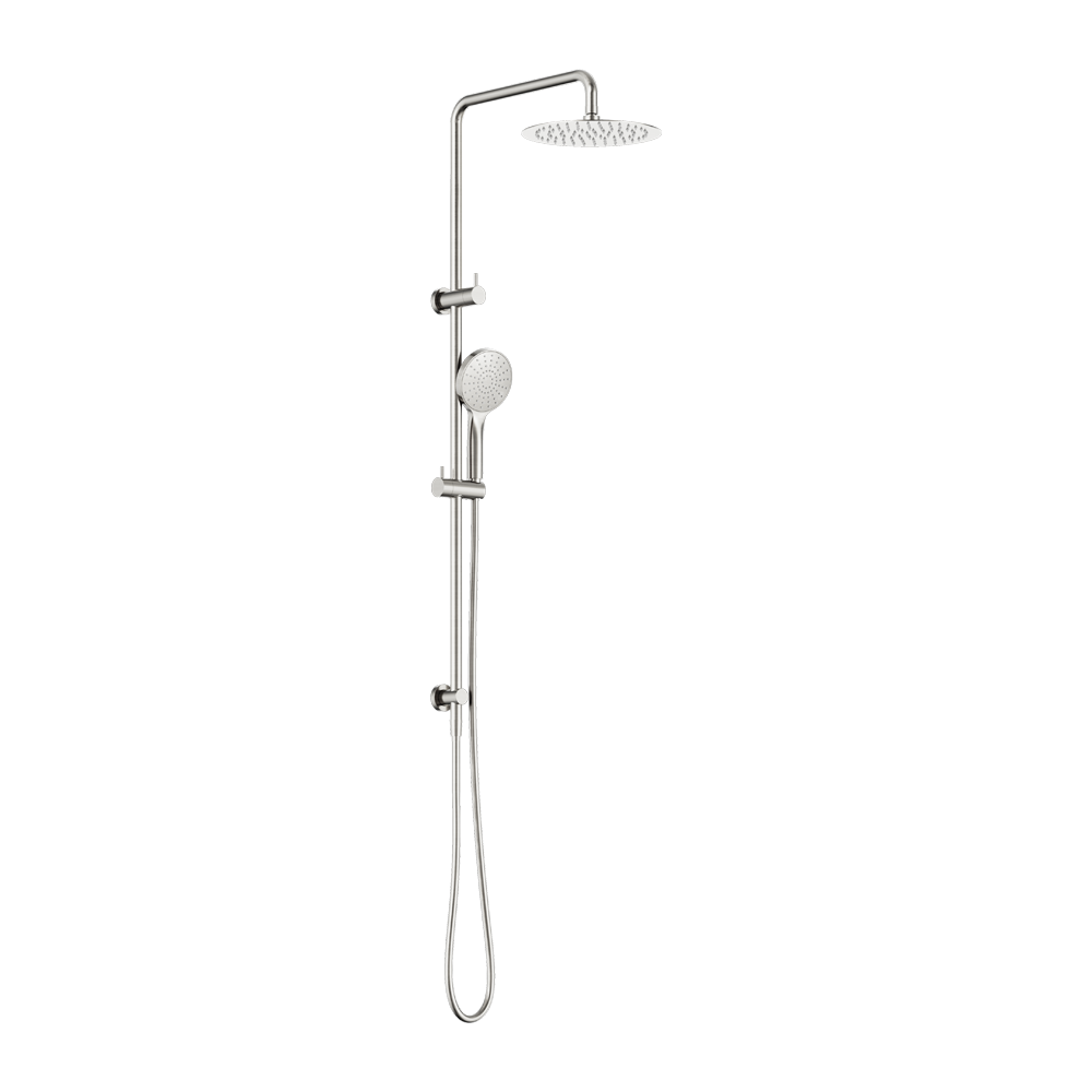 Nero Dolce II Round Dual Shower Rail - Various Colours
