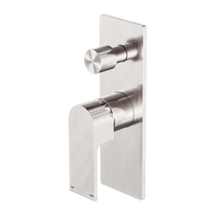 Bianca Shower / Bath Mixer with Diverter (Rectangle Backplate) - Various Colours