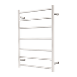 Nero Round Heated Towel Ladder (7 Bars) 600 x 800mm - Various Colours