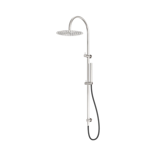 Zen 316 Stainless Steel Twin Shower Rail with Outdoor Shower Hose - Various Colours