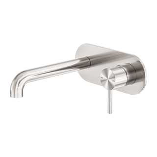 WBM43 Zen Round Wall Basin/Bath Mixer Set with 185mm Reach Spout - Various Colours