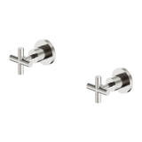 Cross Handle Shower/Bath Wall Top Assembly - Various Colours