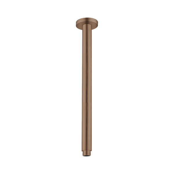 Round Shower Dropper / Ceiling Arm - Various Colours & Lengths