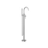 Nero Mecca Round Freestanding Bath Filler with Hand Shower Set - Various Colours