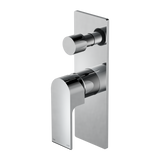 Bianca Shower / Bath Mixer with Diverter (Rectangle Backplate) - Various Colours