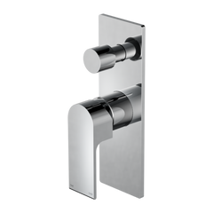 Bianca Shower / Bath Mixer with Diverter (Rectangle Backplate) - Various Colours