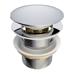 Bath Overflow - Pop Up Waste with Overflow - Different Colors