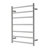 Nero Round Heated Towel Ladder (7 Bars) 600 x 800mm - Various Colours