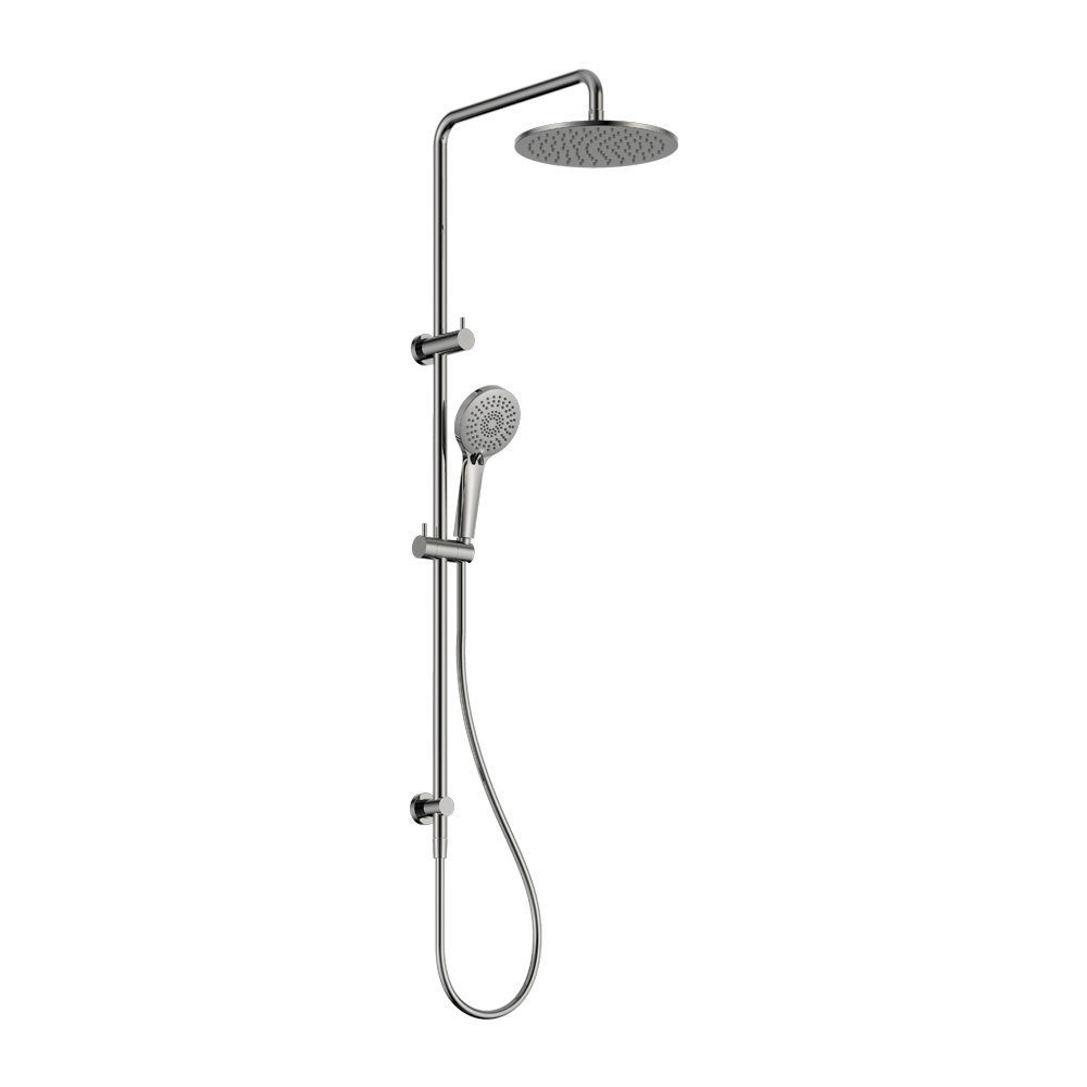 Nero Round Twin Shower Rail - Various Colours
