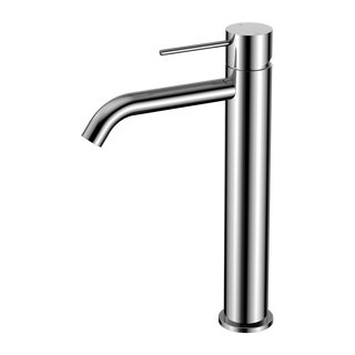 TBM32 Mecca Round Tall Basin Mixer (Curved Spout) - Various Colours