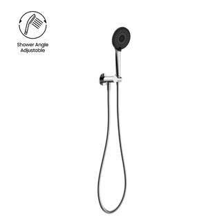 Project Round Hand Shower On Holder - Various Colours