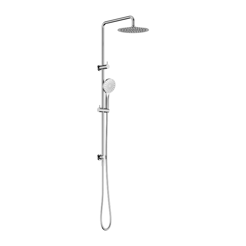 Nero Dolce II Round Dual Shower Rail - Various Colours