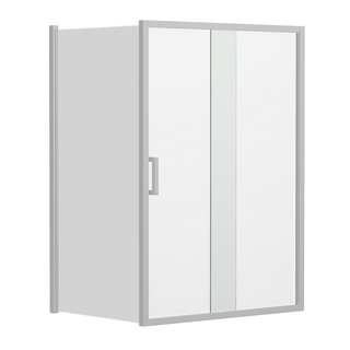 SS31 Sliding Shower Screen (Front + Return) - Various Colours & Sizes