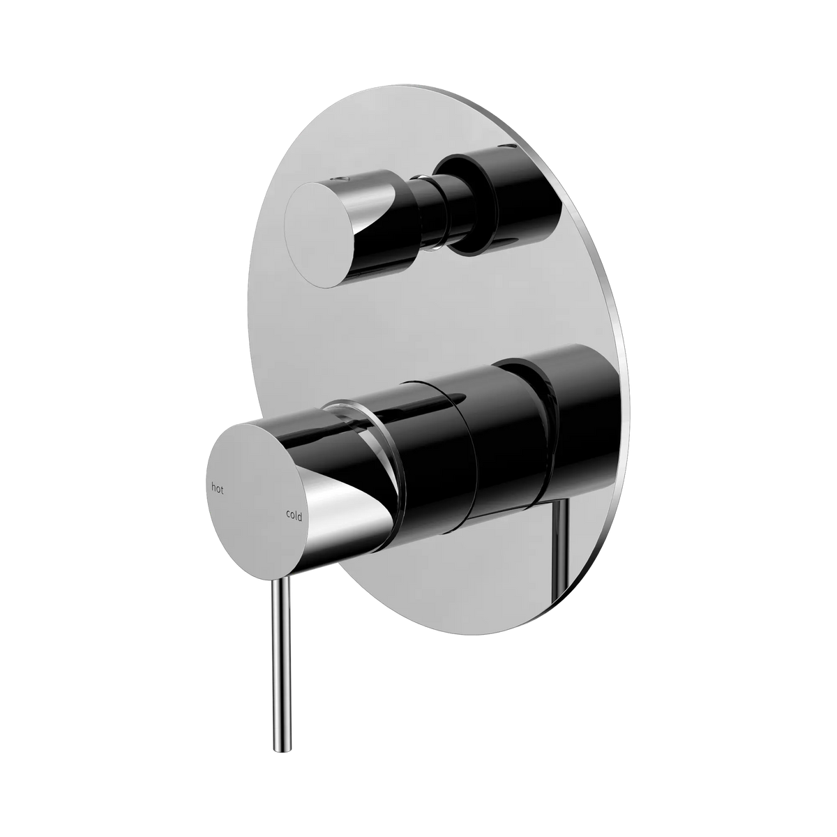Mecca Round Shower / Bath Mixer with Diverter - Various Colours