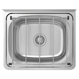Cleaner Stainless Steel Wall Hung Basin - 515x460mm
