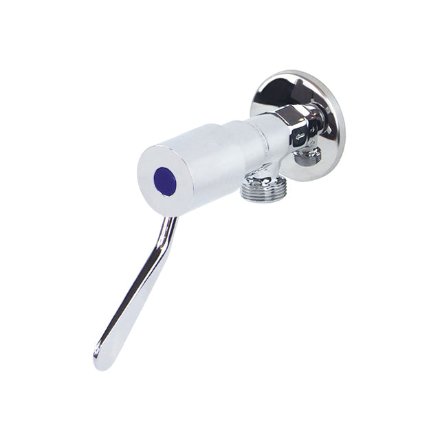 Gentec CLLF10045C Lead Free DZR Brass Wall Mounted 100mm Lever Washing Machine Tap w/ 20mm Male Outlet – Cold