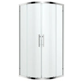 SS23 Corner Sliding Shower Screen 875x875mm /  970x970mm - Chrome