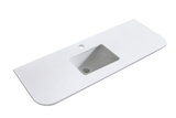 Sunny Phoenix Silica Free Curved Stone Vanity Top with Undermount Basin - Various Sizes
