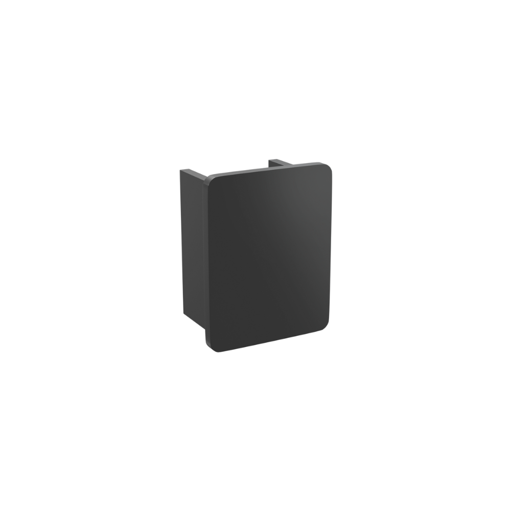 13mm Aluminium End Cap in Designer Black - WACH13_ENDCAP_DESIGNER