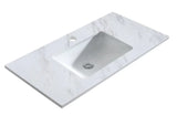 Sunny Esme Silica Free Stone Vanity Top with Undermount Basin - Various Sizes