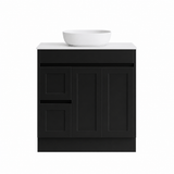 BV53 (460mm Depth) Matt Black Fingerpull Freestanding Vanity - 600 / 750 / 900 / 1200 / 1500 / 1800mm