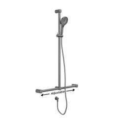 Mecca Care 32mm T Bar Grab Rail Shower - Various Colours
