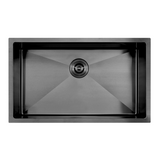 Single Bowl Sink Undermount/Topmount Stainless Sink 700x400mm - Various Colours