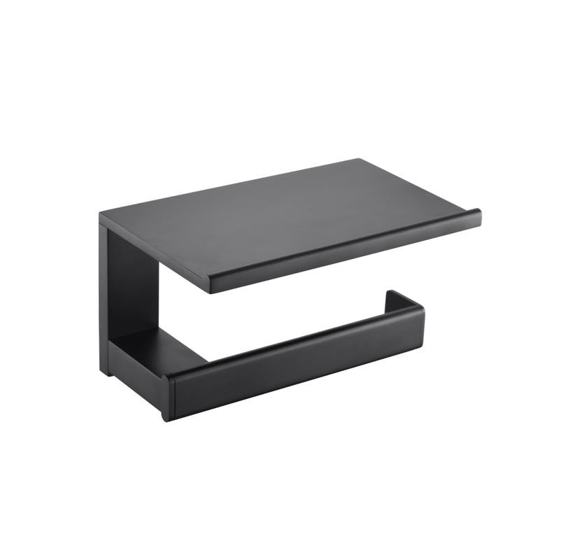 Toilet Roll Holder with Shelf - Various Colours