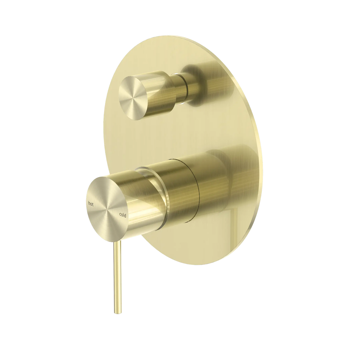 Mecca Round Shower / Bath Mixer with Diverter - Various Colours