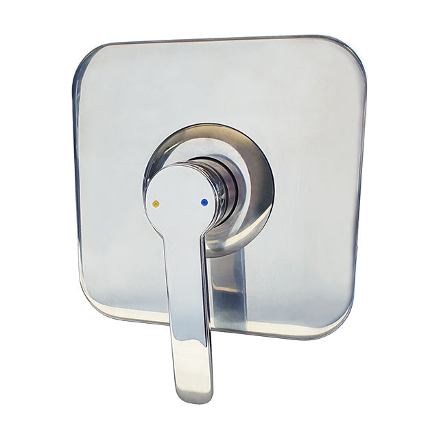 Gentec GPN4000 Zero Lead Stainless Steel 316 In-Wall Recess Shower Mixer w/ Installation Cover and Spirit Level
