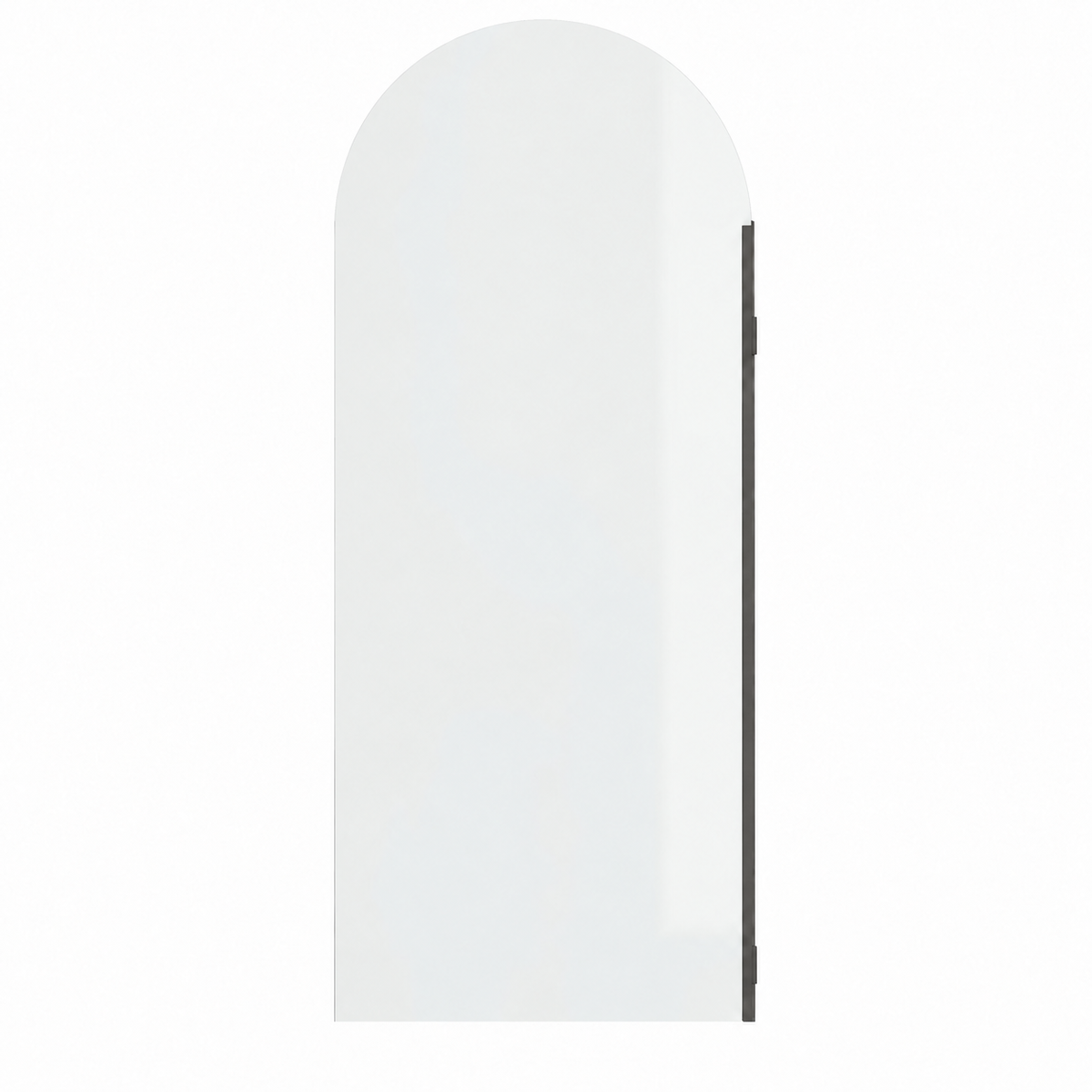 SS47 10mm Arch Walk-In Shower Screen with Wall Channel – 2100mm High, 900–1200mm, Various Colours