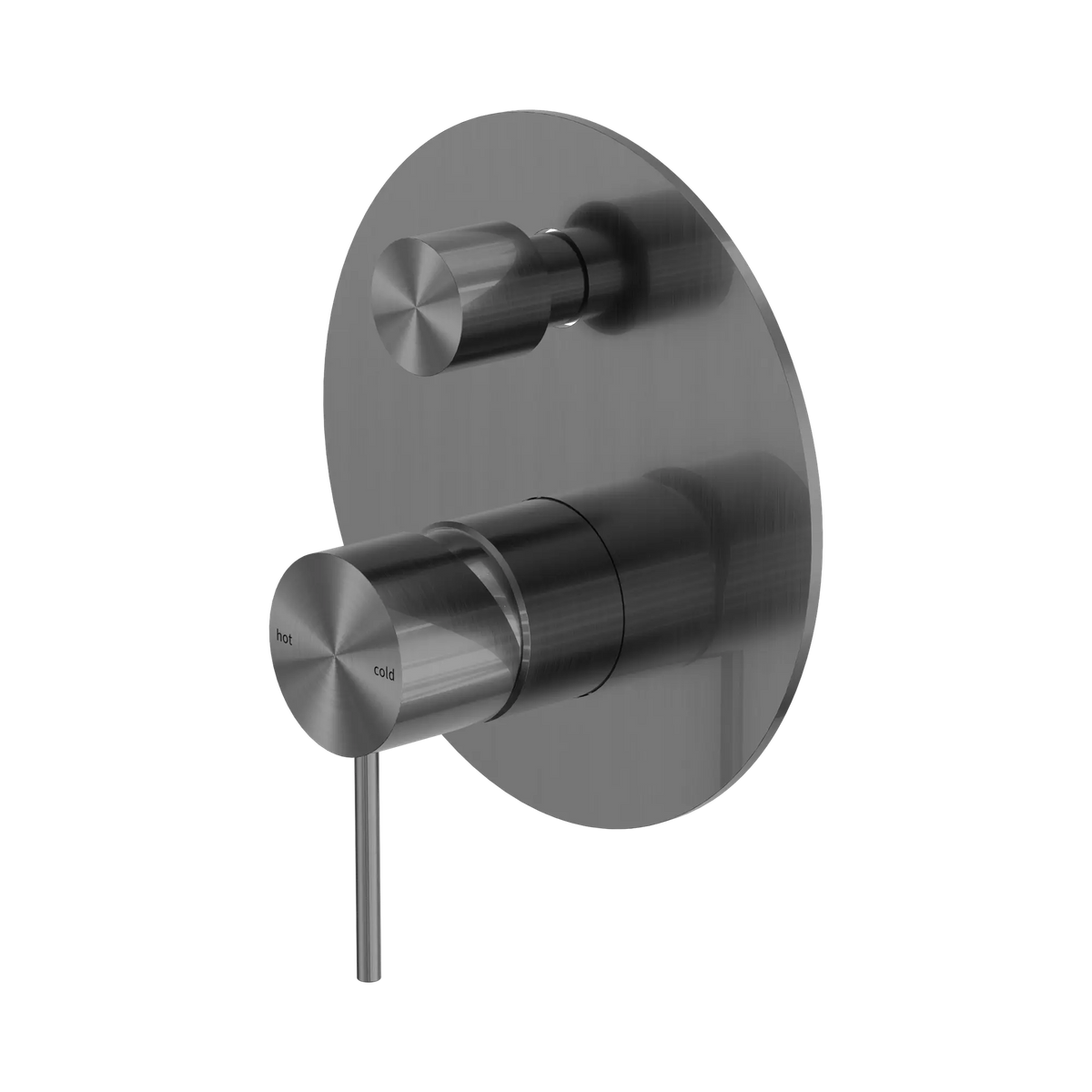 Mecca Round Shower / Bath Mixer with Diverter - Various Colours