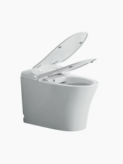 Inbuilt Cistern Tornado Flush Toilet Suite with Smart Remote Bidet Seat - White (4 Star)