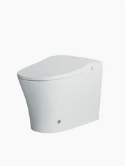 Inbuilt Cistern Tornado Flush Toilet Suite with Smart Remote Bidet Seat - White (4 Star)