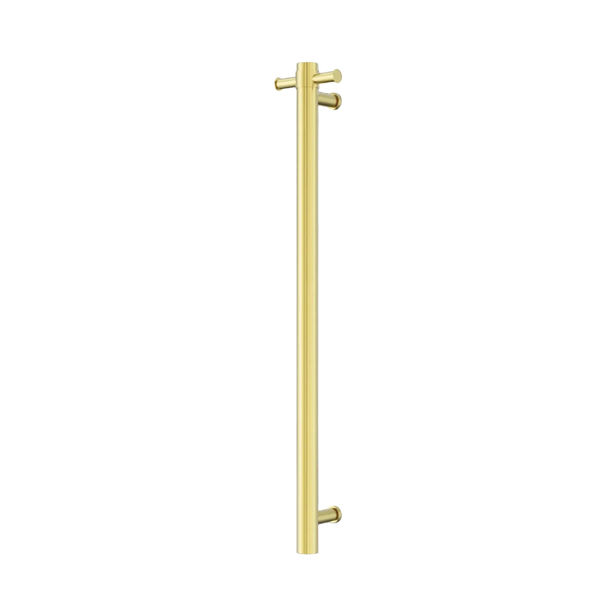 Nero Mecca 240V Round Vertical Heated Towel Rail 40 x 900mm - Various Colours