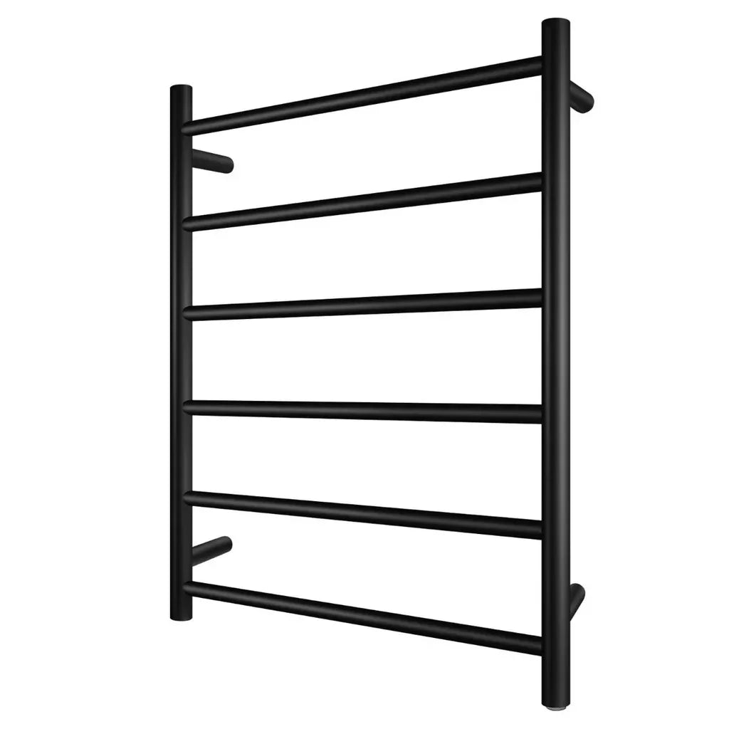 Round Heated Towel Ladder (6 Bars) 600 x 620mm - Various Colours