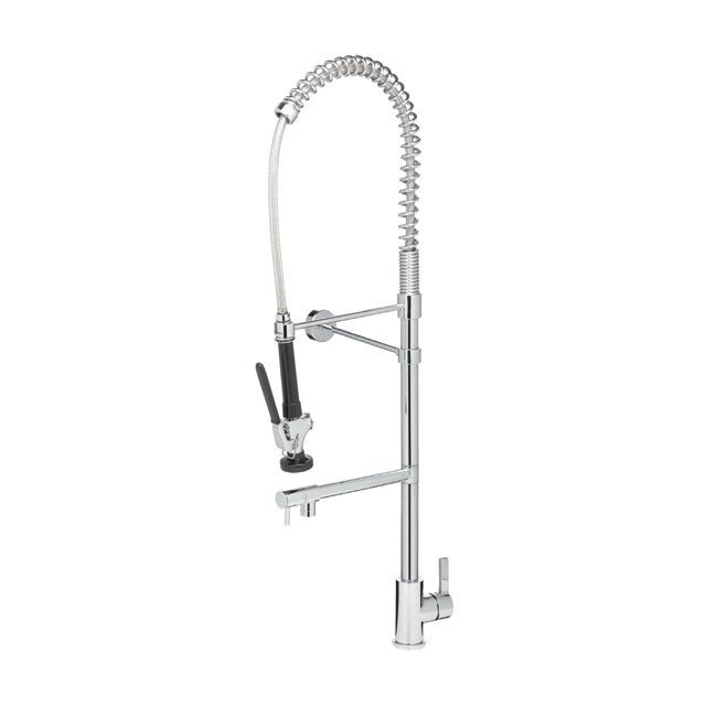 Gentec JETFLF1200 Lead Free DZR Brass Hob Mounted Pre-Rinse Unit w/ Pot Filler, Mixer