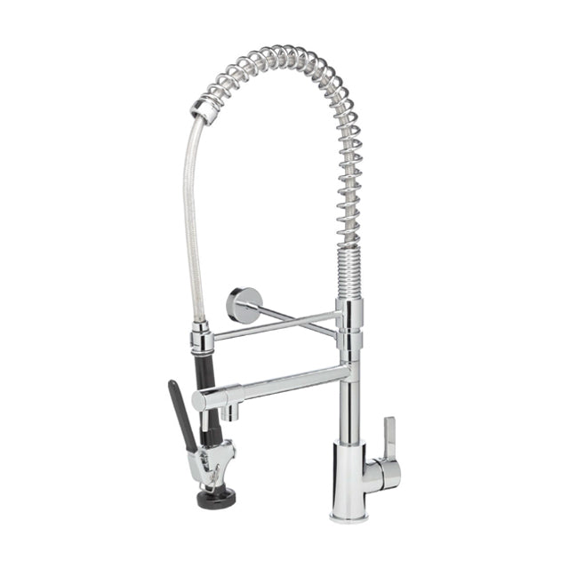 Gentec JETFLF1200C Lead Free DZR Brass Hob Mounted Pre-Rinse Unit w/ Pot Filler – Compact