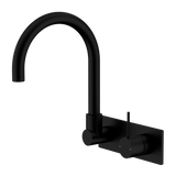 WBM21 Mecca Round Wall Basin/Bath Mixer Set with Swivel Spout - Various Colours