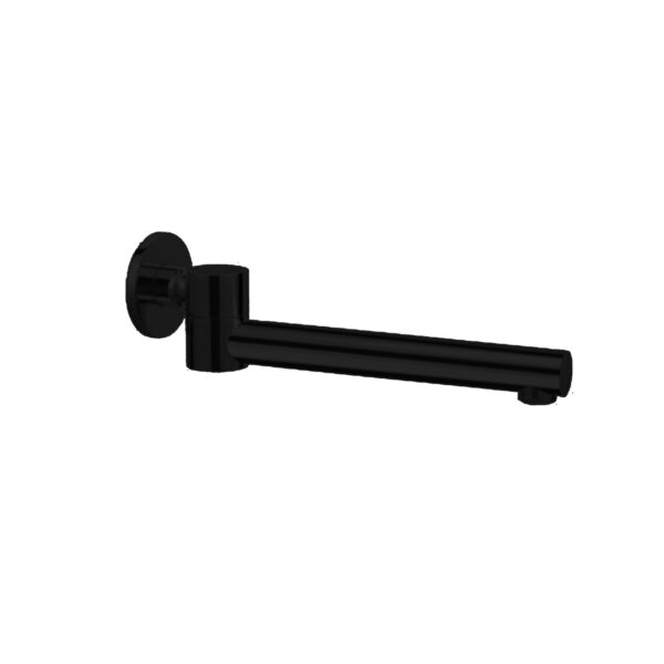 Nero Dolce Round Bath Wall Swivel Spout - Various Colours