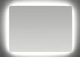 Rectangle Frameless LED Bathroom Mirror Anti-Fog Backlit Touch-on Switch - 900/1200/1500x700mm